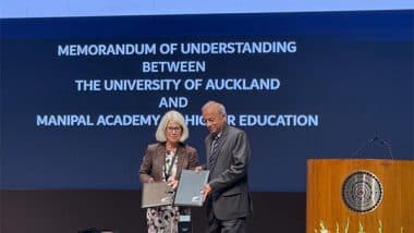 Business News | Manipal Academy of Higher Education and University of Auckland Sign MoU to Improve Academic Collaboration