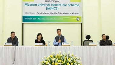 India News | CM Lalduhoma Launches Mizoram Universal Healthcare Scheme in Aizawl