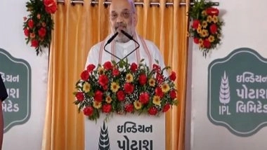 Business News | Indian Potash Limited to Revive Gujarat Sugar Mills: Amit Shah Highlights Ethanol's Role in Farmer Prosperity