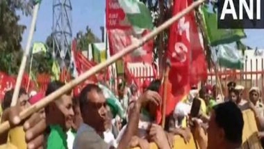 India News | Farmers March to Haryana CM Nayab Saini's Residence in Karnal