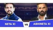 Entertainment News | TB Awareness: Netas to Lock Horns with Abhinetas in Friendly Match, Suniel Shetty Expresses Excitement