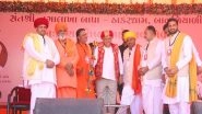 India News | Gujarat CM Attends Punah Pran Pratistha Mahotsav and Gop Gyan Gatha of Sant Shree Naga Lakha Bapa