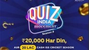 Business News | Red FM Announces Season 3 of the Quiz India Movement - The Ultimate T20 League Quiz Challenge