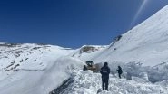 India News | BRO Commences Snow Clearance Operation on Leh-Manali National Highway