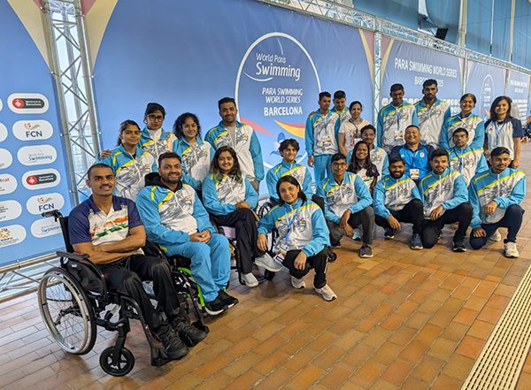 Sports News | Indian Para Swimming Team Gears Up for 2025 Para Swimming World Series in Barcelona
