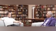 India News | 'Babasaheb's Dream Still Incomplete': Rahul Gandhi Discusses Caste Census and Ambedkar's Legacy with Sukhadeo Thorat