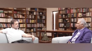 India News | 'Babasaheb's Dream Still Incomplete': Rahul Gandhi Discusses Caste Census and Ambedkar's Legacy with Sukhadeo Thorat
