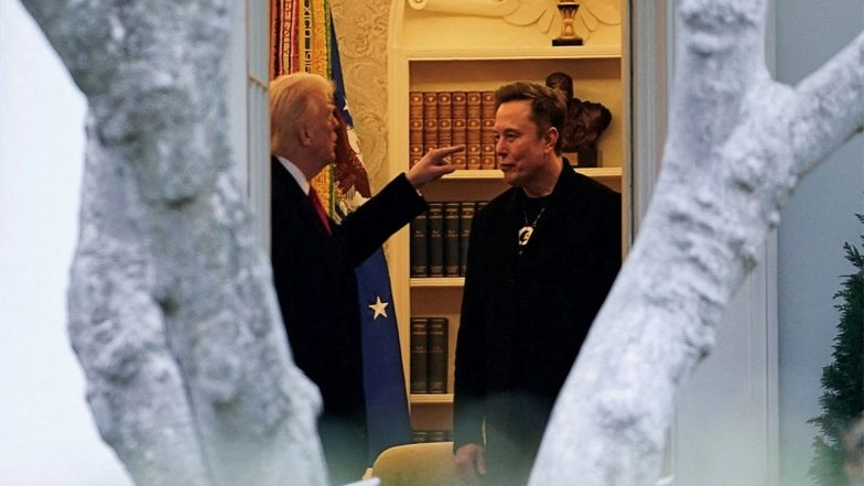 World News | US Newspaper Claims Musk Will Be Briefed on Pentagon's Plans for Potential China War; Trump Refutes Report