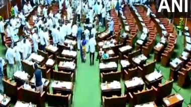 India News | Karnataka Assembly Adjourned Following Ruckus in House