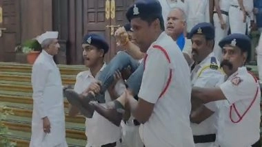 India News | Karnataka Assembly: 18 BJP MLAS Suspended Amid Ruckus; House Marshals Remove MLAs