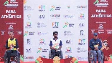 Sports News | Khelo India Para Games 2025: Tamil Nadu's Ramesh Shanguman Clinches First Gold in Athletics