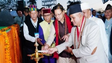 India News | Uttarakhand CM Dhami Attends Indo-Nepal Trade Fair, Calls for Stronger Regional Trade