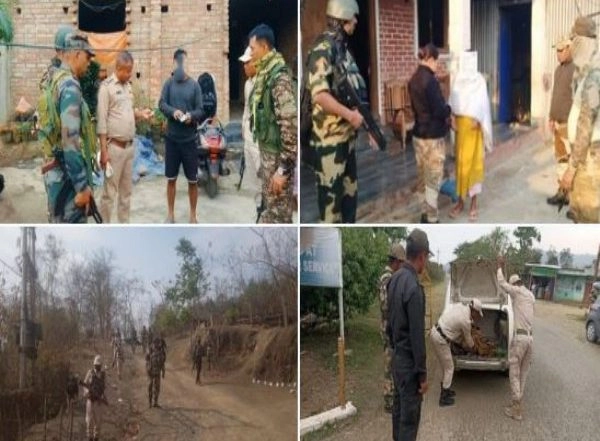 India News | Manipur: Security Forces Arrest 7 Cadres of Proscribed Insurgent Group in Separate Operations