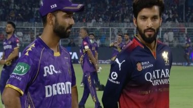 Sports News | IPL 2025: RCB Win Toss, Opt to Bowl Against Defending Champions KKR, Bhuvneshwar Kumar Misses out
