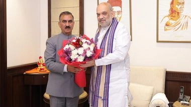 India News | Himachal CM Meets Amit Shah, Seeks Release of Compensation for Losses Due to Floods in 2023