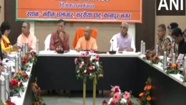 India News | Uttar Pradesh CM Takes Stock of Developmental Projects, Law and Order in Kanpur