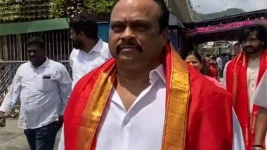 Entertainment News | 'RRR' Producer DVV Danayya Offers Prayers at Sri Venkateswara Swamy Temple in Tirupati