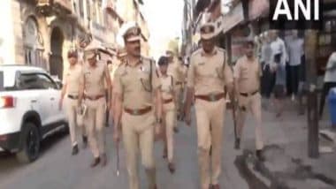 India News | Nagpur Police Conducts Flag March After Curfew Lifted, Warns Against Social Media Misuse