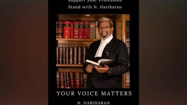 India News | N Hariharan Elected as President of Delhi High Court Bar Association