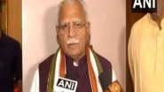 India News | Union Minister Manohar Lal Khattar Praises Power, Urban Housing Departments' Progress