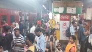 India News | Heavy Passenger Congestion at Two Platforms of New Delhi Railway Station Due to Delay in Departure of Trains