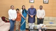 India News | Gujarat CM Bhupendra Patel Meets 'Khichdi King' Jagdishbhai Jethva