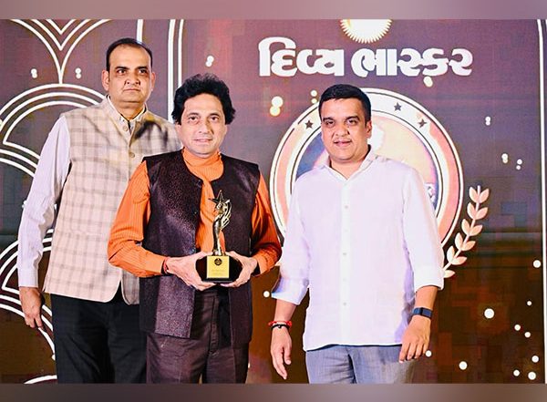 Business News | Writer and Poet Dipak Desai Received the Gujarat Excellence Award from Gujarat Home Minister Harsh Sanghavi