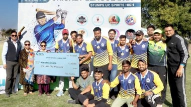 Business News | Chetu Foundation Donates Prize Money to the Sanatan Dharam Bal Vidya Mandir School After Chetu Cricket League Finals