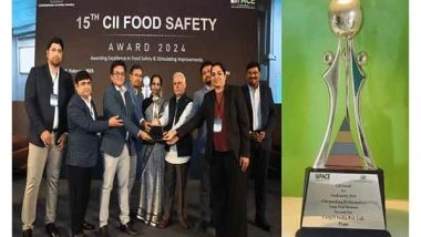 Business News | Cargill Recognized for Outstanding Performance and Strong Commitment in Food Safety at CII Food Safety Awards 2024