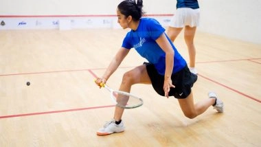 Sports News | India's Tanvi Khanna Begins with Solid Win on Day-1 of Indian Open