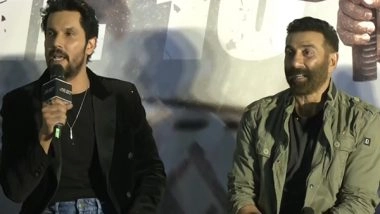 Entertainment News | Sunny Deol, Randeep Hooda Attend Trailer Launch Event in Jaipur