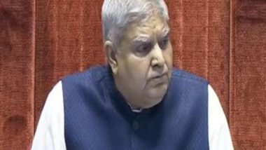 India News | Rajya Sabha Chairman Jagdeep Dhankhar Calls for Meeting with Floor Leaders to Discuss Issues Pertaining to Judiciary