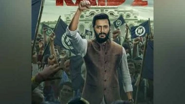 Entertainment News | ''Raid 2': Riteish Deshmukh's Look as Politician Leaves Wife Genelia Excited