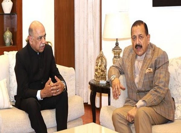 Business News | IBM Global Head Arvind Krishna Meets Jitendra Singh to Discuss AI, Quantum, and Geospatial Collaboration