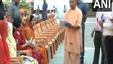 India News | Uttar Pradesh: CM Yogi Addresses Public Grievances at 'Janata Darshan' in Gorakhpur