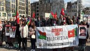 World News | BNM Stages Protests in Netherlands Against Detention of BYC Leaders; PTM Activists Participate