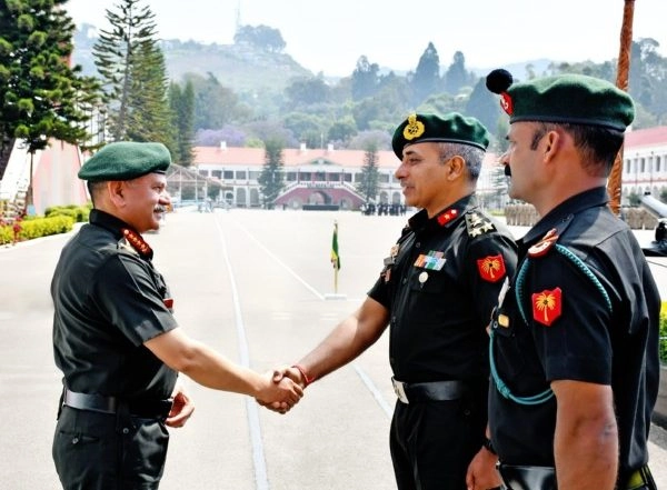 India News | COAS Gen Upendra Dwivedi Reviews Training, Administrative Facilities of Madras Regimental Centre in Wellington