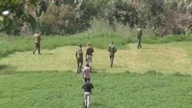 India News | J-K: DGP Nalin Prabhat Joins Combing Operations in Kathua's Harinagar