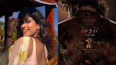 Entertainment News | RC16: Janhvi Kapoor Teases Fans with New Poster Featuring Ram Charan