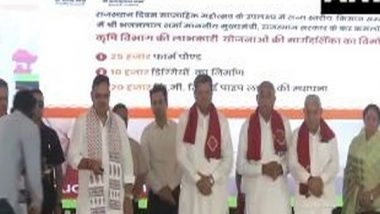 India News | Rajasthan CM Inaugurates Development Projects Under Agriculture Department in Bikaner