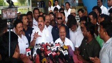 India News | Decision on Alliance Will Be Made when Elections Come Near: Palaniswami on Reunion with BJP