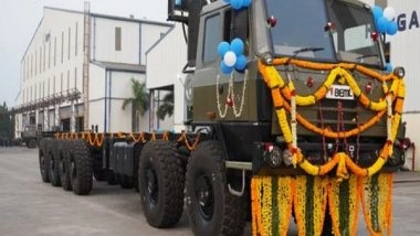 India News | BEML Launches Indigenous High-mobility Vehicle 12x12 to Strengthen India's Defence Capabilities
