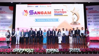Business News | STPI Felicitates Trailblazing Startups at SANGAM 2025