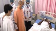India News | Uttar Pradesh CM Yogi Adityanath Meets Children Affected by Food Poisoning in Lucknow