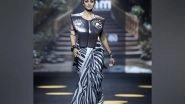 Entertainment News | Shilpa Shetty Slays Ramp Walk in Stylish Black & White Saree at Lakme Fashion Week X FDCI