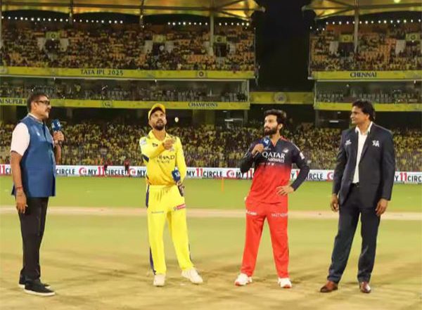 Sports News | IPL 2025: Chennai Super Kings Win Toss; Opt to Bowl First Against Royal Challengers Bengaluru