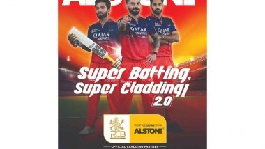 Business News | Alstone-Premium Exterior Cladding Reunites with Royal Challengers Bengaluru as Its Official Cladding Partner