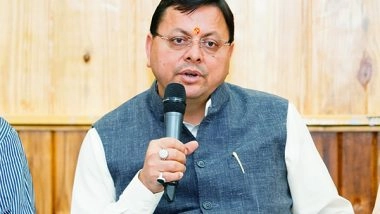 India News | For First Time in Country, People from Different Castes, Creeds, and Religions Have Similar Law: Uttarakhand CM Dhami Defends UCC