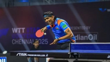 Sports News | WTT Star Contender Chennai: Achanta Sharath Kamal's Career Closes with R16 Loss to Snehit