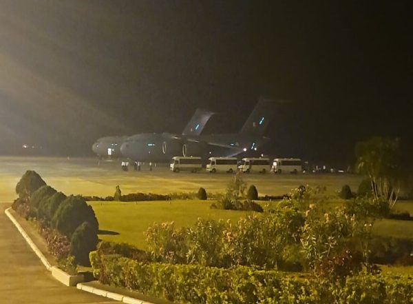 World News | Two C-17 Aircraft with 60 Tonnes of Relief Material Land in Myanmar